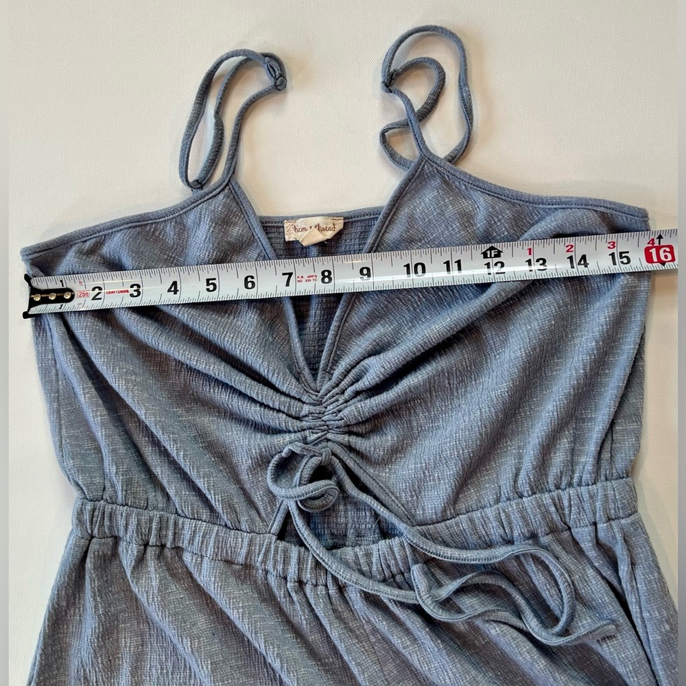 Hem & Thread Light Blue Jogger Jumpsuit  Lightweight - Picture 5 of 10